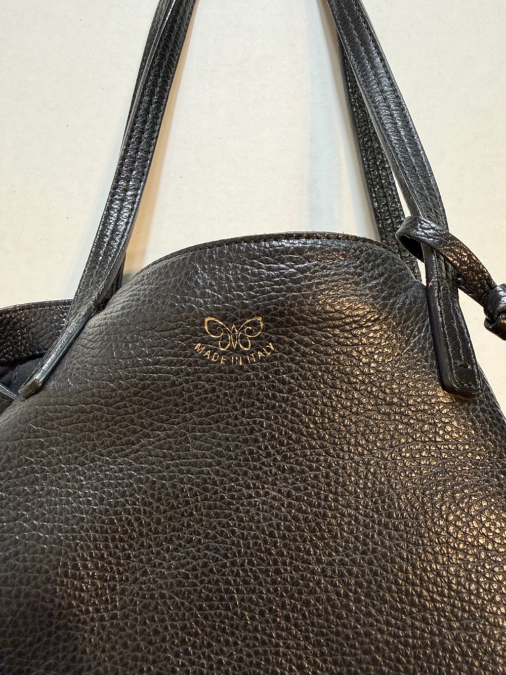 Johnny Was Tippi Tote Black Pebbled Leather - Picture 2 of 10